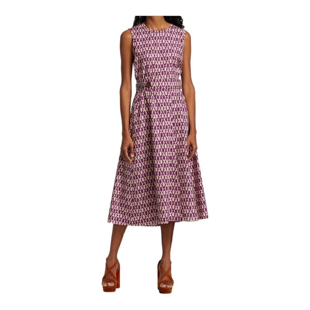 MAX MARA Ombra Sleeveless Midi Dress 8 NWT ** no belt